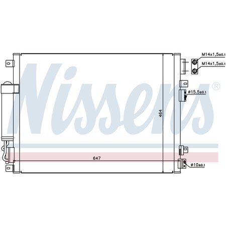 NISSEN Condenser, 94874 94874